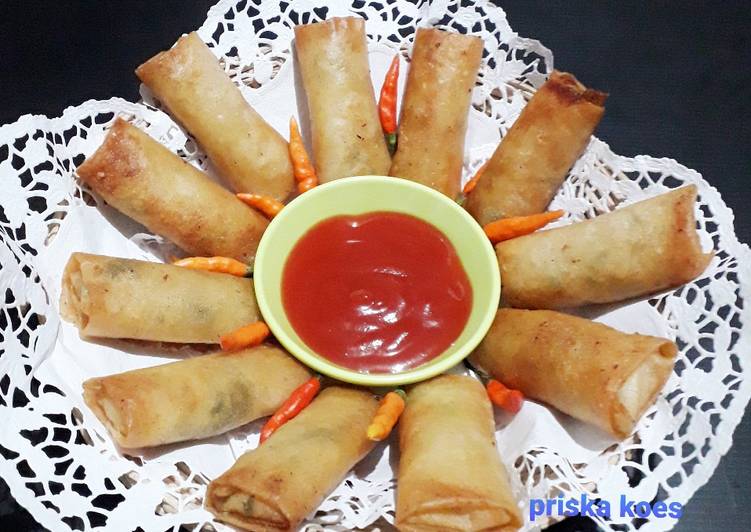 Cara membuat Lumpia (Isi Bengkuang Ebi) mantap