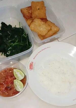 Foto resep Daun ketela rambat dan sambel jeruk