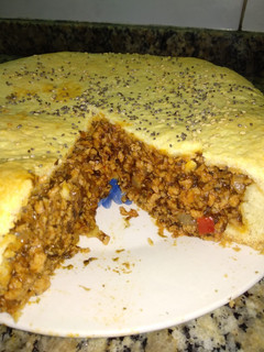 Una foto de Torta atún vegano