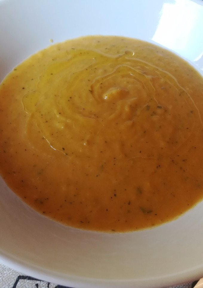 Una foto de Crema de verduras,