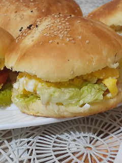 صورة لوصفة برغر بالاسكالوب