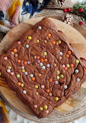 Une photo de Brownie gourmand à la pâte à tartiner