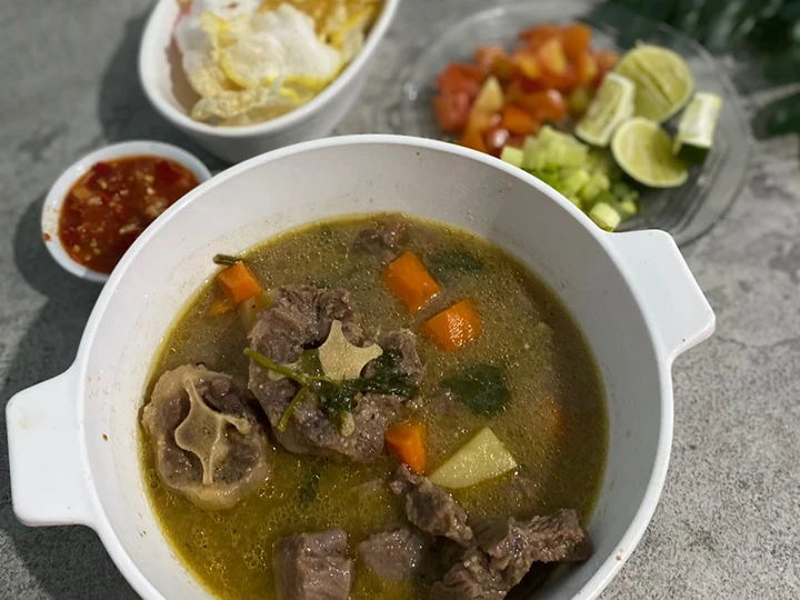 Langkah Gampang Membuat Resep Sop buntut sapi yang Enak Banget