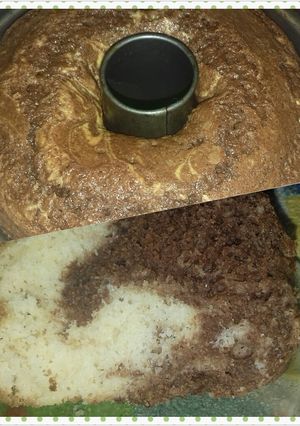 Una foto de Torta marmolada fácil🍃