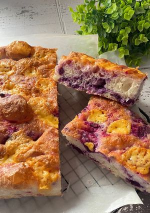 Foto resep Focaccia Ubi Ungu