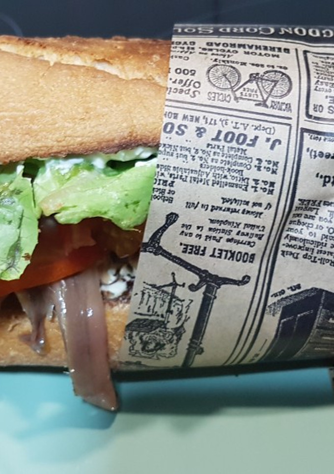 Una foto de Bocata vegetal