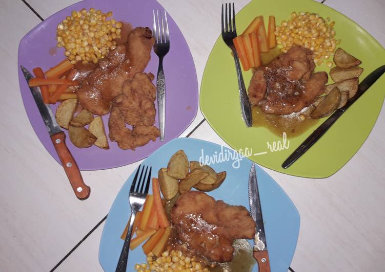 6 Resep: Chicken Crispy Steak Endesss #SelasaBisa Anti Gagal!