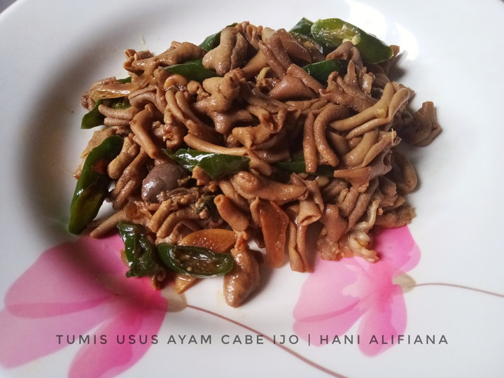Cara Gampang Menyiapkan Tumis Usus Ayam Cabe Ijo Anti Gagal