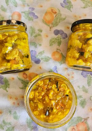 Piccalilli karfiollal recept fotója