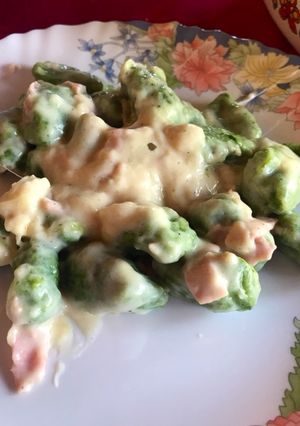Una foto de Ñoquis verdes