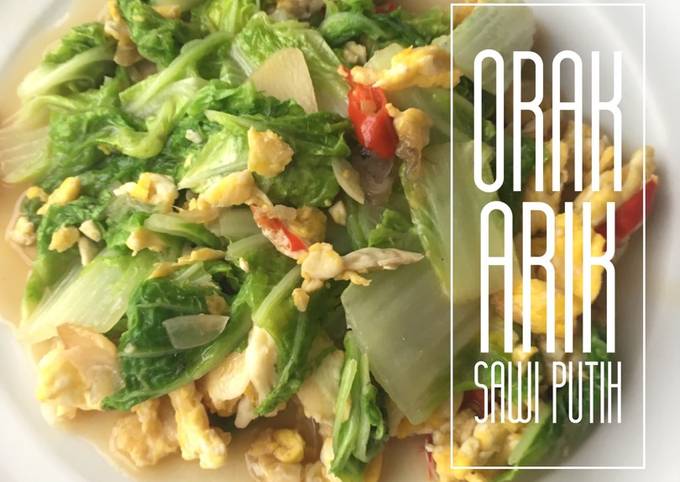 Resep Orak Arik Sawi Putih 🍏🍏 Oleh Kadek Anita Cookpad