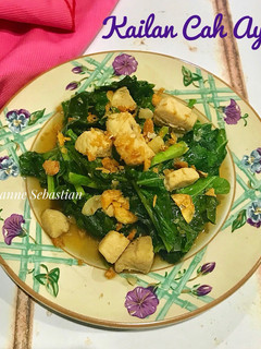 Foto resep Kailan Cah Ayam