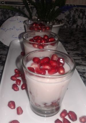 صورة لوصفة تحلية بالرمان