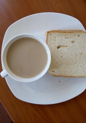 A picture of My Simple breakfast.