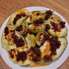 Steam Eggplant with Xo Sauce A picture of Steam Eggplant with Xo Sauce.