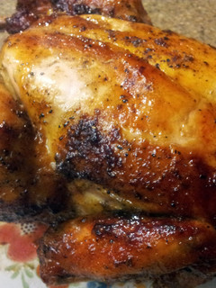A picture of Rotisserie chicken.