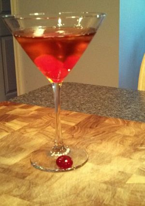 A picture of Southern Comfort Manhattan drink.