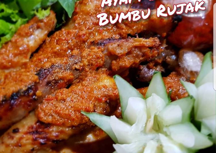 Cara Gampang mengolah Ayam Bakar Bumbu Rujak yang Bisa Manjain Lidah