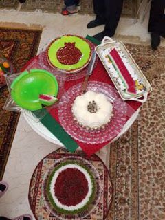 عکسی از دستور سفره یلدای من