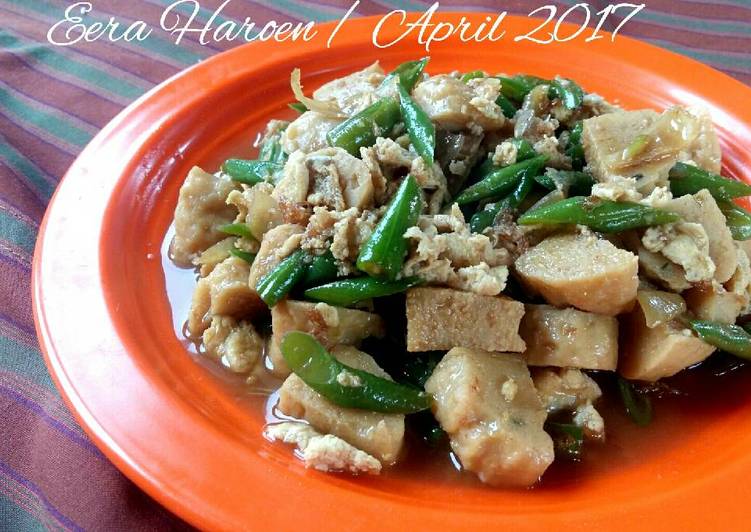 Tumis Buncis Telur Bakso Praktis