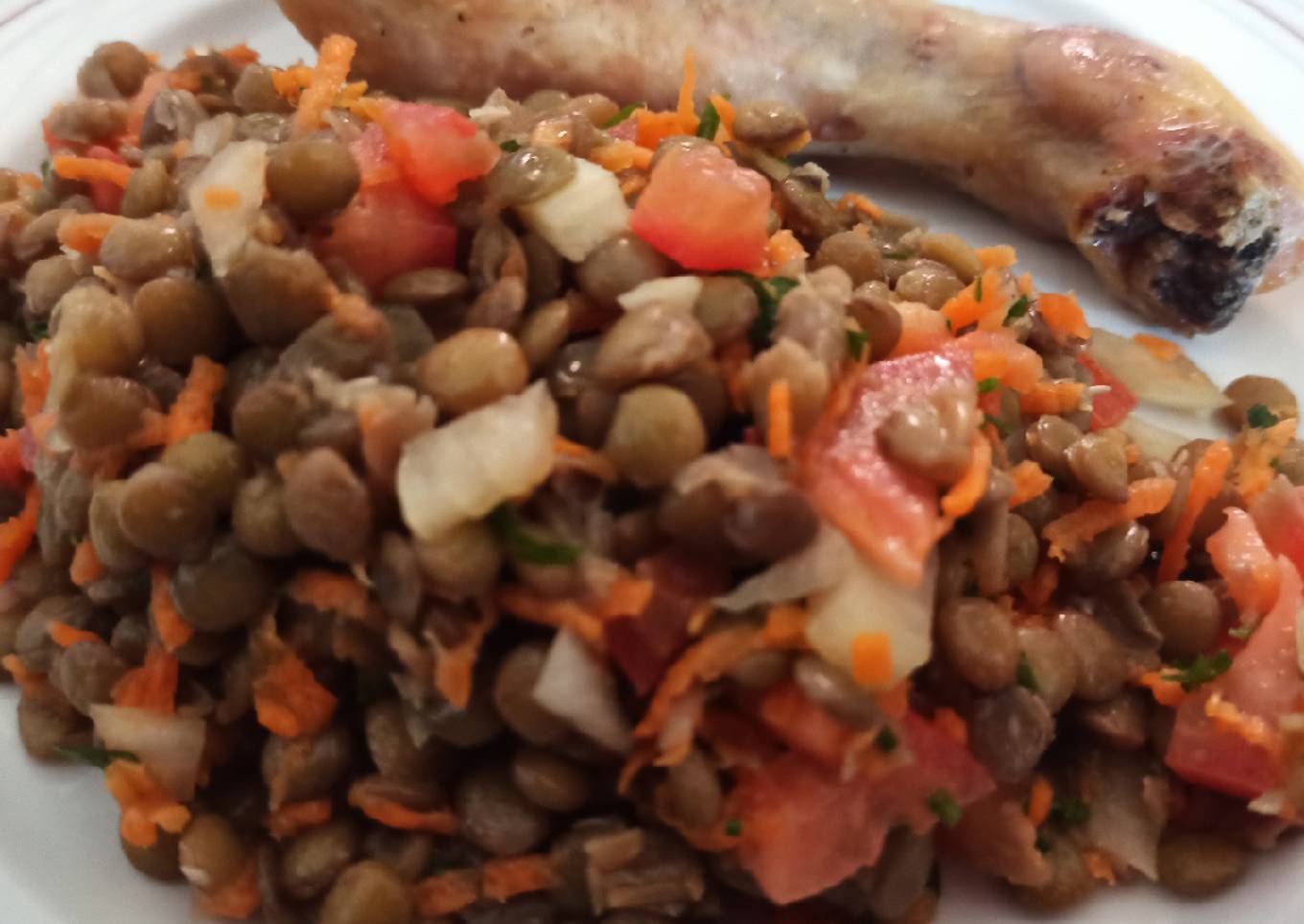 Ensalada de lentejas