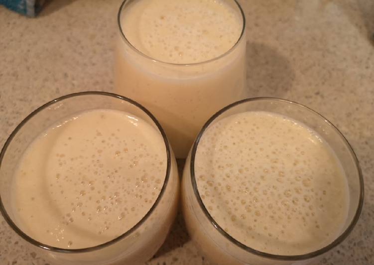 Batido de melón y plátano