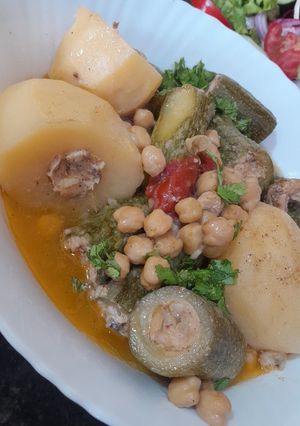 صورة لوصفة دولمه بالدجاج