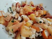 Una foto de vinagreta para mariscos