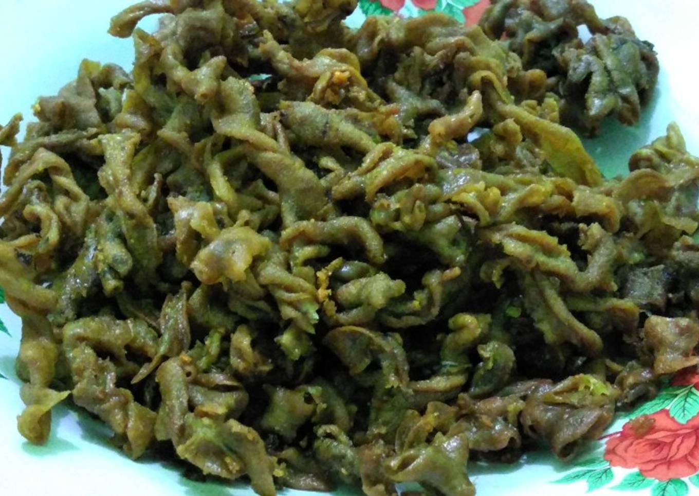 Usus ayam goreng garing