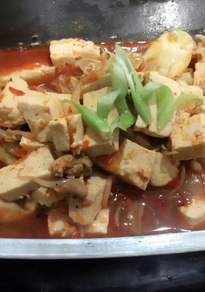 Foto resep Sundubu Jjigae (sup tahu pedas)