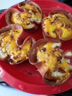 A picture of Bologna Breakfast Cups.