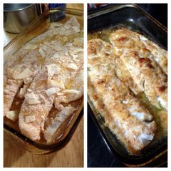 A picture of Baked Haddock.