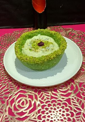A picture of Bottle Gourd Sweet Katori With Makhana Rabdi.