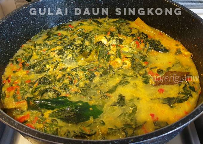 Resep Gulai Daun Singkong Anti Gagal