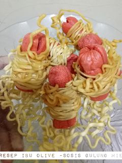 Foto resep Sosis gulung mie