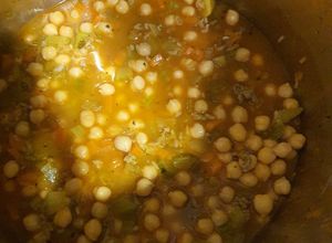 Una foto de Garbanzos en la Instant Pot