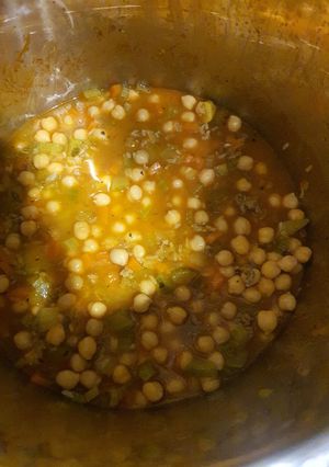Una foto de Garbanzos en la Instant Pot