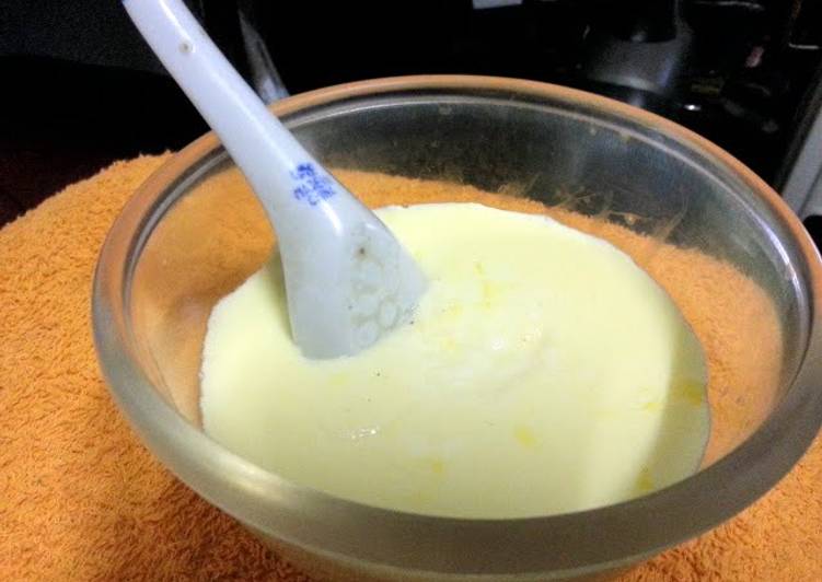 Steps to Prepare Homemade Steam Egg Dessert