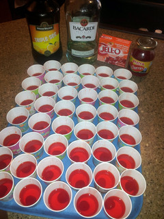 A picture of Tropical fusion jello shots.