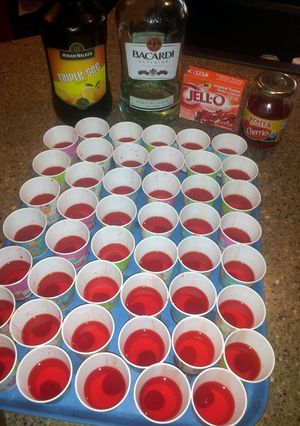 A picture of Tropical fusion jello shots.