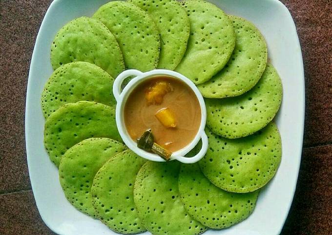 Resep Serabi Pandan Kuah Nangka Oleh Lisna Cookpad