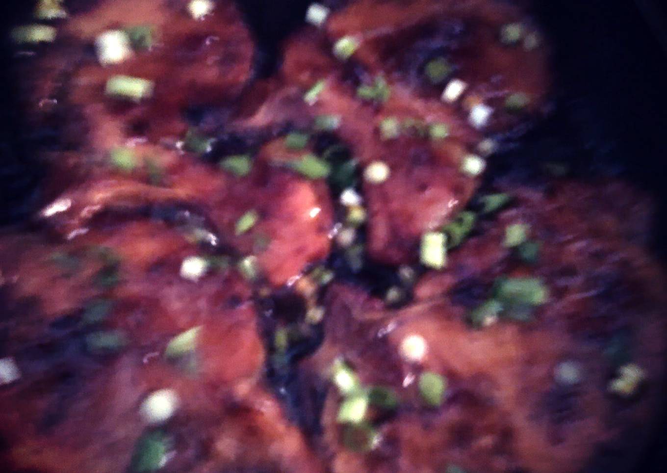 Sweet chilie pork chops