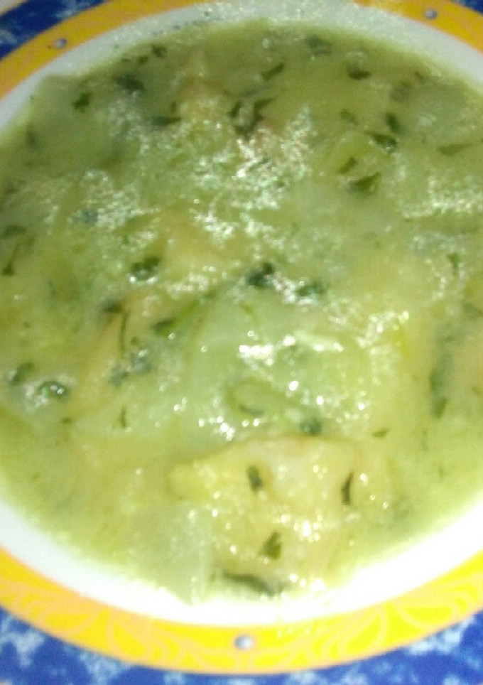 Una foto de Bacalao en salsa verde
