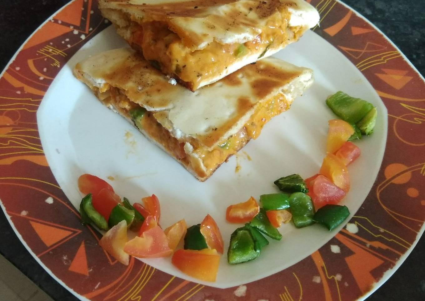 Stuffed Pizza Base Sandwich