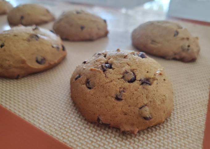 Recipe of Super Quick Homemade Pumpkin Chocolate Chip Cookies