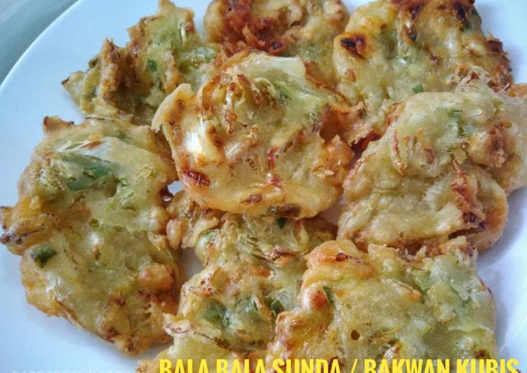  Resep  Bala bala Sunda atau Bakwan  Kubis  oleh 