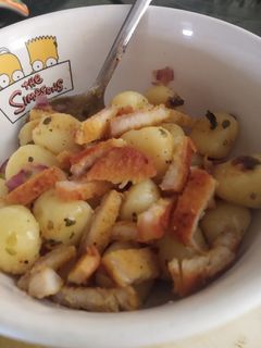 Una foto de Gnocchis con pollo tandoori masala