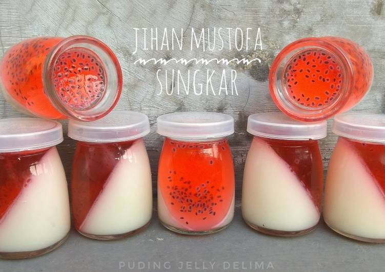 Puding jelly delima