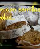 Budín semi integral de limón con semillas de amapolas