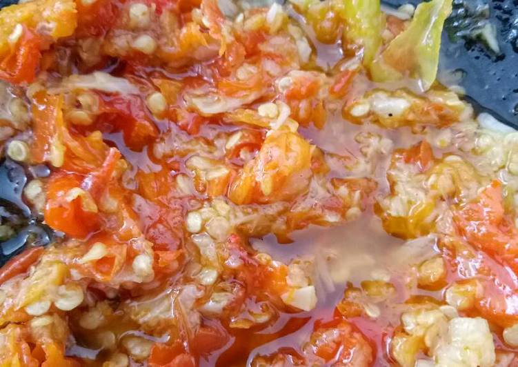 Anti Ribet, Buat Sambal goang Ekonomis Untuk Dijual